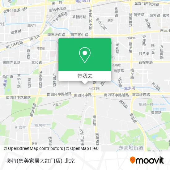 奥特(集美家居大红门店)地图