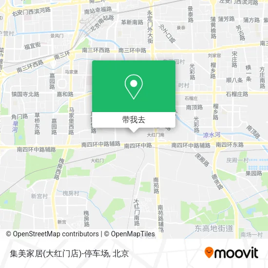 集美家居(大红门店)-停车场地图