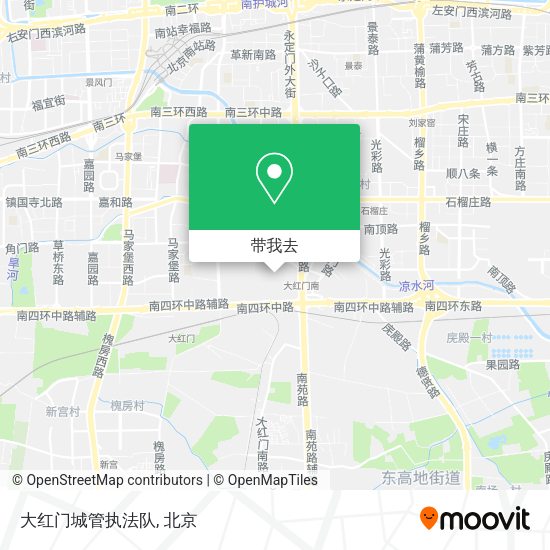 大红门城管执法队地图