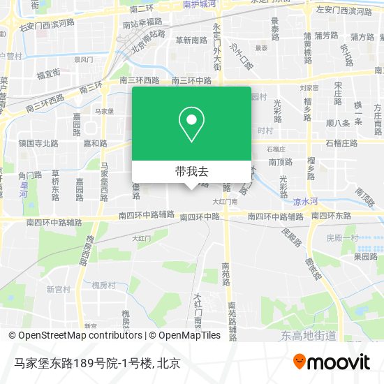 马家堡东路189号院-1号楼地图