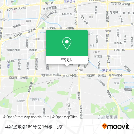 马家堡东路189号院-1号楼地图