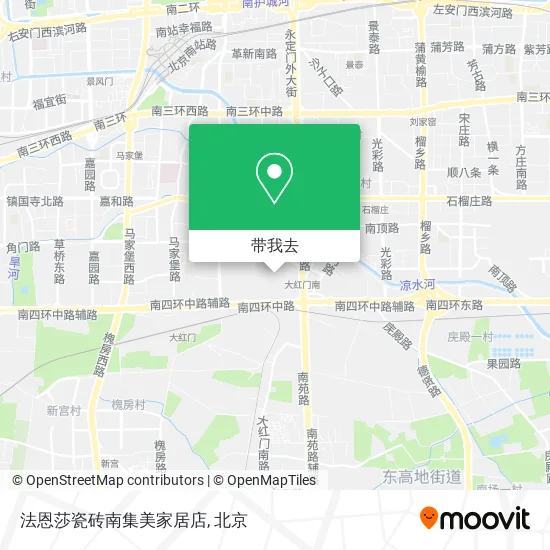 法恩莎瓷砖南集美家居店地图