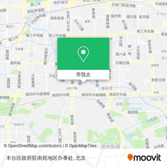 丰台区政府驻南苑地区办事处地图