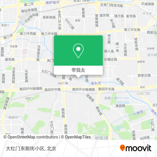 大红门东前街小区地图
