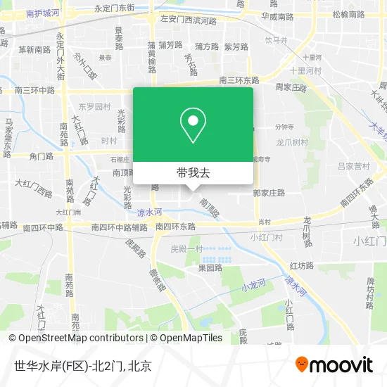 世华水岸(F区)-北2门地图