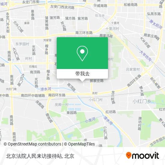 北京法院人民来访接待站地图