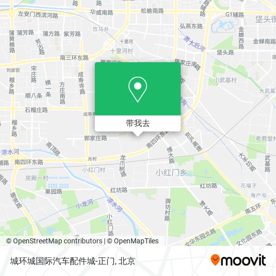城环城国际汽车配件城-正门地图
