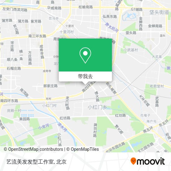 艺流美发发型工作室地图