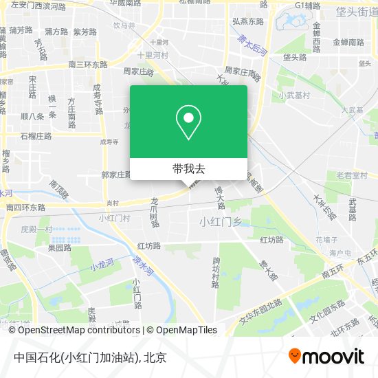 中国石化(小红门加油站)地图