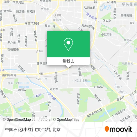 中国石化(小红门加油站)地图