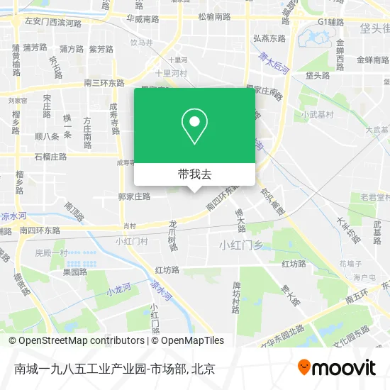 南城一九八五工业产业园-市场部地图