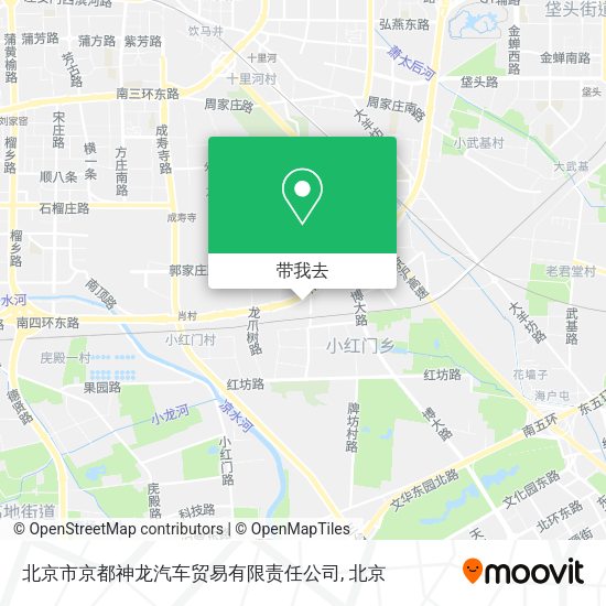 北京市京都神龙汽车贸易有限责任公司地图