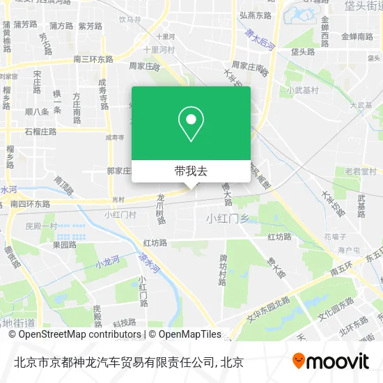 北京市京都神龙汽车贸易有限责任公司地图