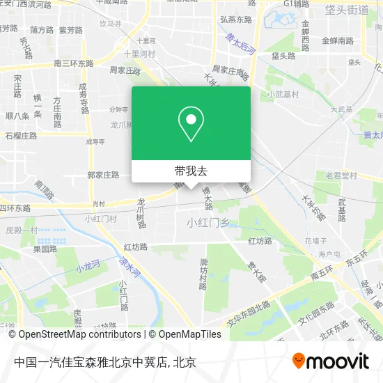 中国一汽佳宝森雅北京中冀店地图