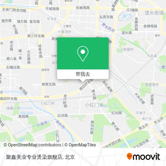 聚鑫美业专业烫染旗舰店地图