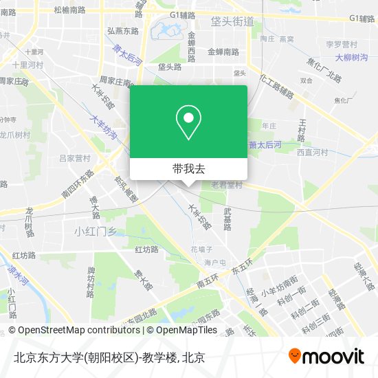北京东方大学(朝阳校区)-教学楼地图