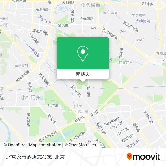 北京家惠酒店式公寓地图