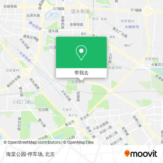 海棠公园-停车场地图