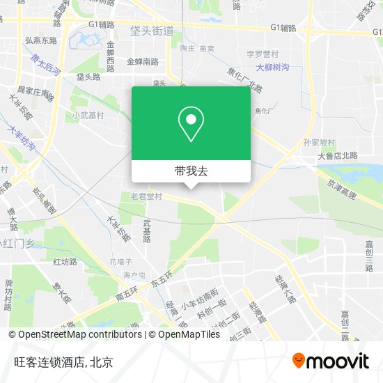 旺客连锁酒店地图