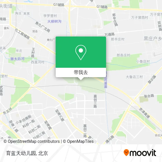 育蓝天幼儿园地图