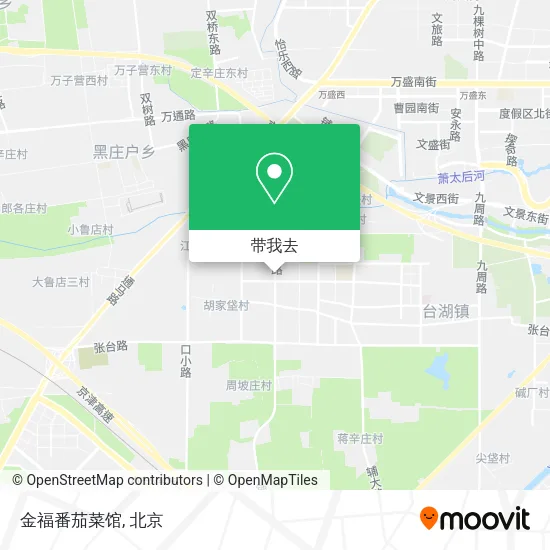 金福番茄菜馆地图