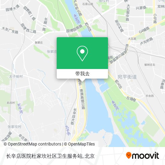 长辛店医院杜家坎社区卫生服务站地图