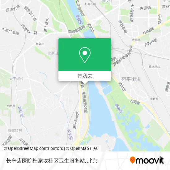 长辛店医院杜家坎社区卫生服务站地图