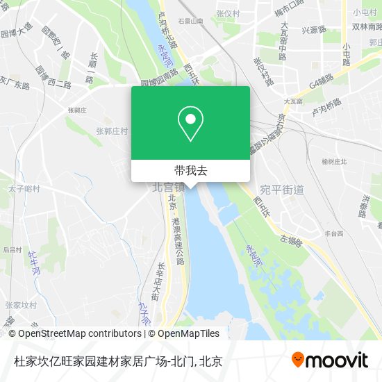 杜家坎亿旺家园建材家居广场-北门地图