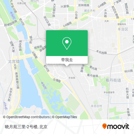 晓月苑三里-2号楼地图