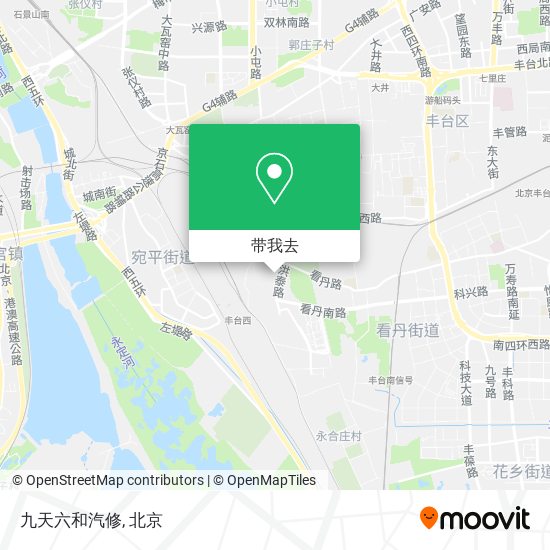 九天六和汽修地图