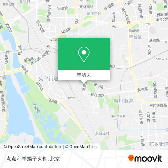 点点利羊蝎子火锅地图