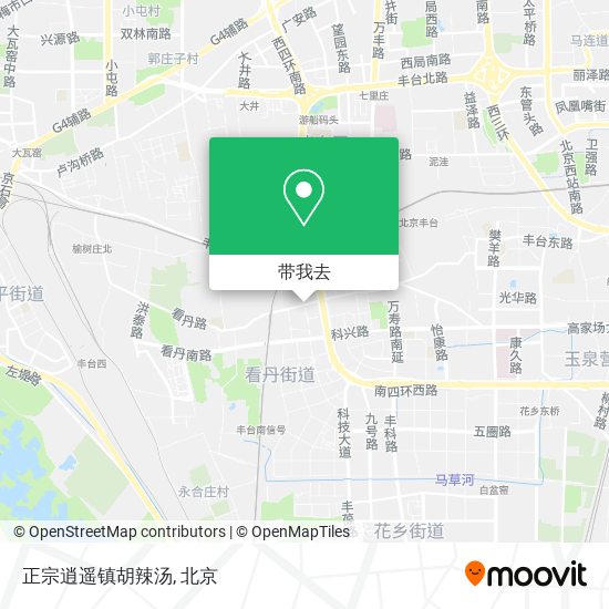 正宗逍遥镇胡辣汤地图