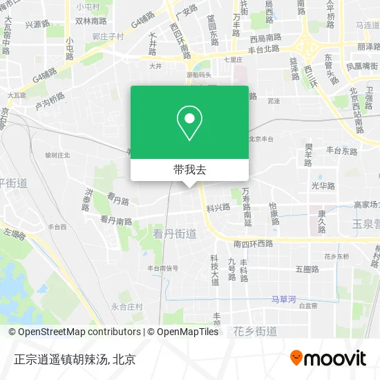 正宗逍遥镇胡辣汤地图