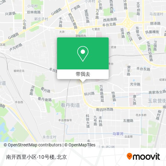 南开西里小区-10号楼地图