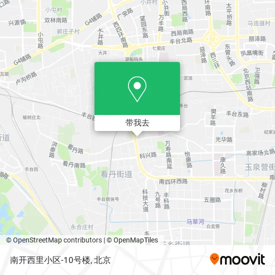 南开西里小区-10号楼地图