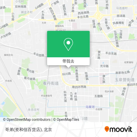 哥弟(资和信百货店)地图