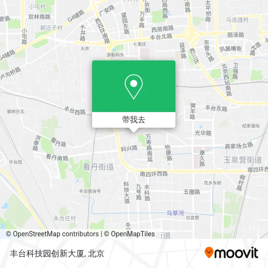 丰台科技园创新大厦地图