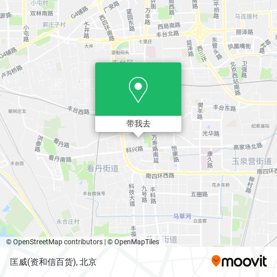 匡威(资和信百货)地图