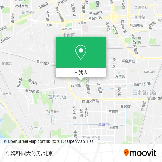 信海科园大药房地图