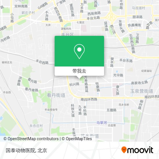 国泰动物医院地图