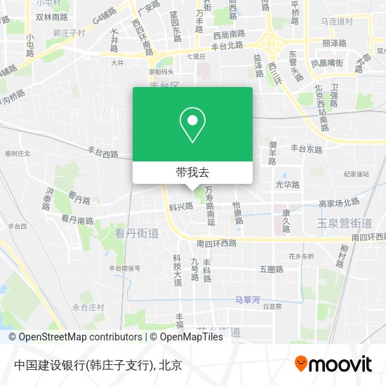 中国建设银行(韩庄子支行)地图