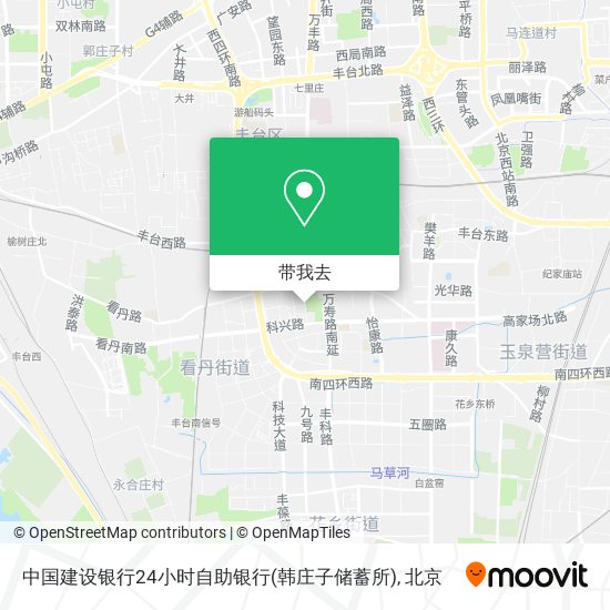 中国建设银行24小时自助银行(韩庄子储蓄所)地图