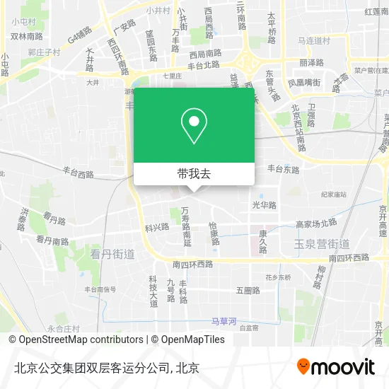 北京公交集团双层客运分公司地图