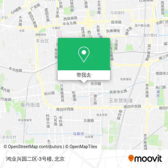 鸿业兴园二区-3号楼地图