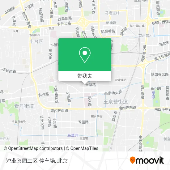 鸿业兴园二区-停车场地图