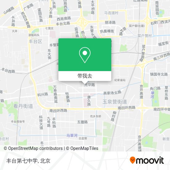 丰台第七中学地图