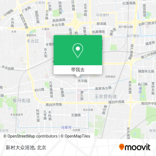 新村大众浴池地图