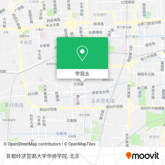 首都经济贸易大学华侨学院地图