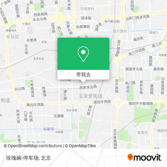 玫瑰碗-停车场地图