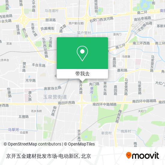 京开五金建材批发市场-电动新区地图